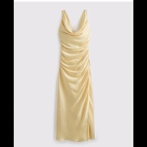Abercrombie Cowl Neck Draped Maxi Dress